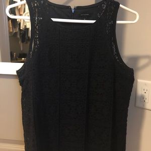 Navy lace Ann Taylor top